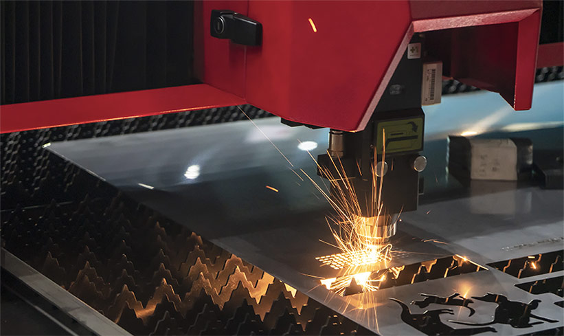 Reflektierende Metalle Laserschneiden